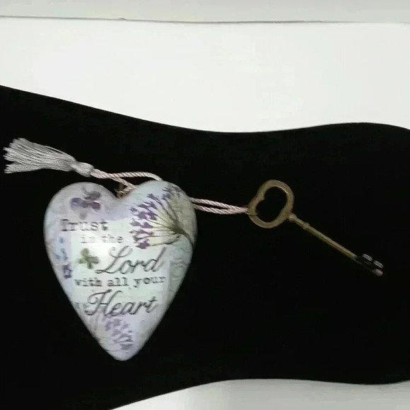 Christine Adolph Art heart with key - Picture 1 of 3